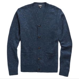 Merino Cardigan in Navy